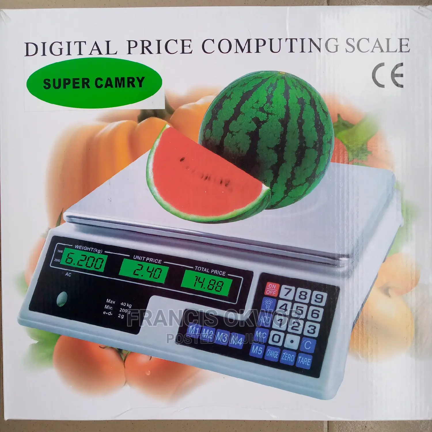 30kg Digital Scale Camry