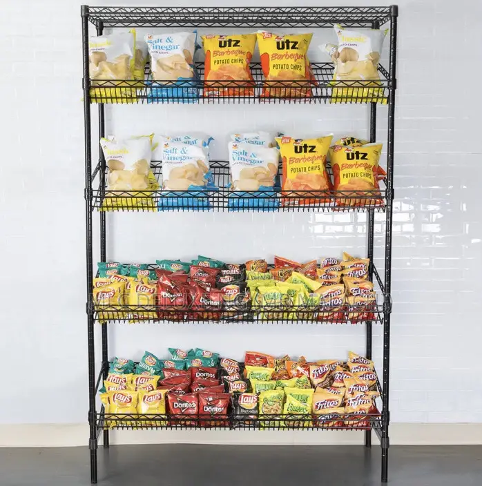 Slant Commercial Bread Sale Racks/Multi Purpose Display Rack