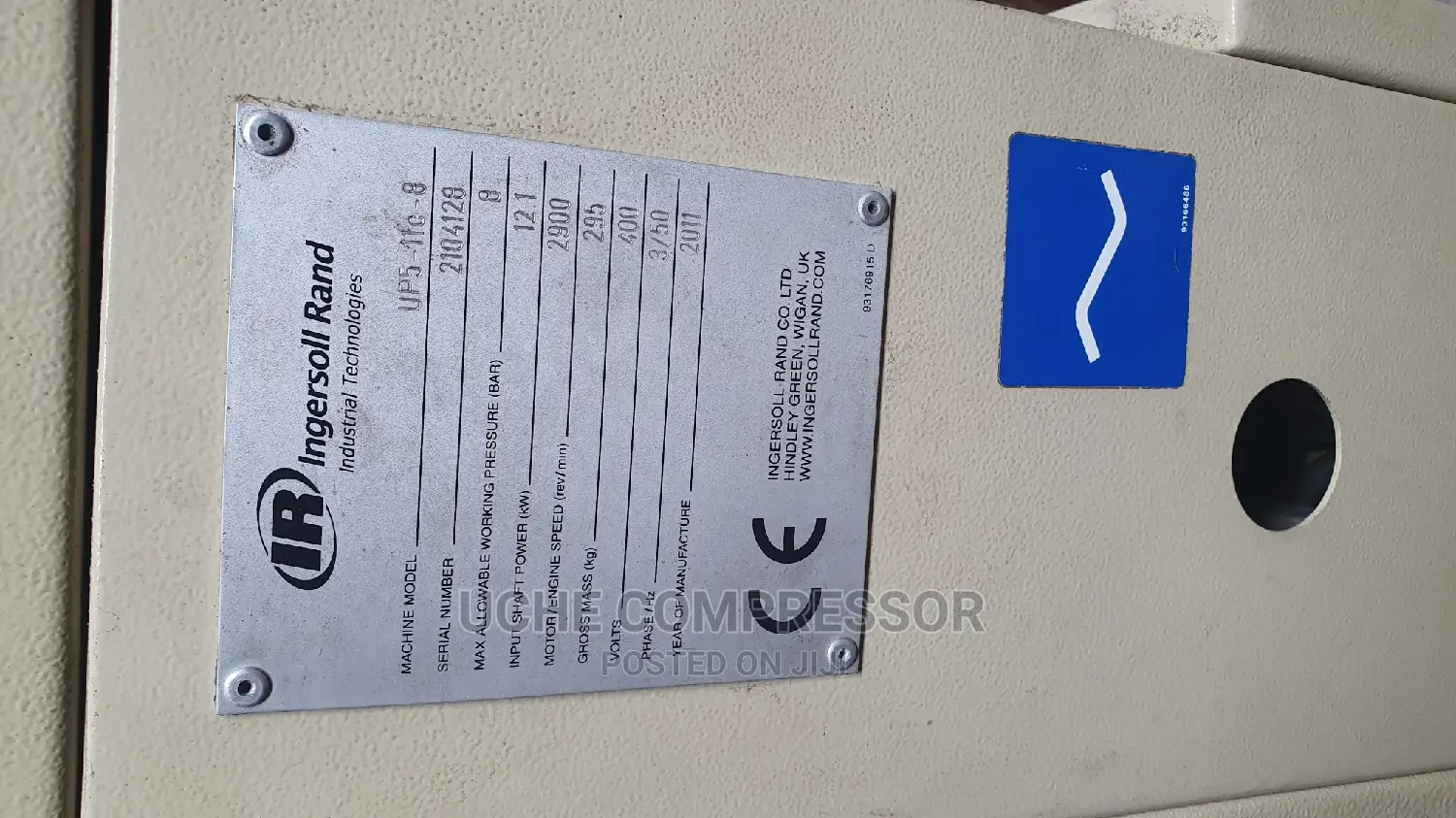 Screw Air Compressor Ingersoll Rand 20hp