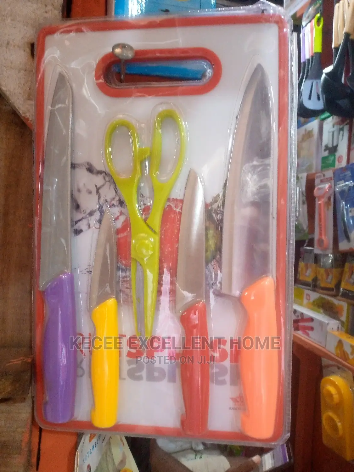 Knife Set With Scissors