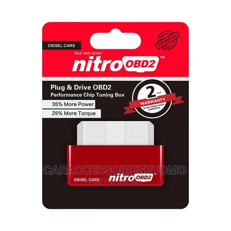 Nitro Obd2 Diesel Car Fuel Saver Power/Torque Device - Red