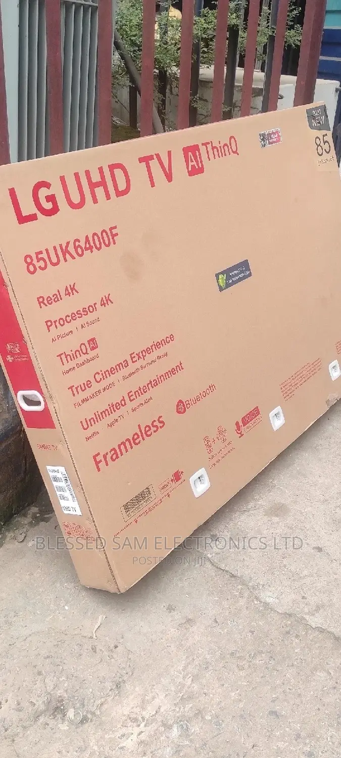 Lg Smart Android Flameless Tv (85"Inch) Android Smart Tv