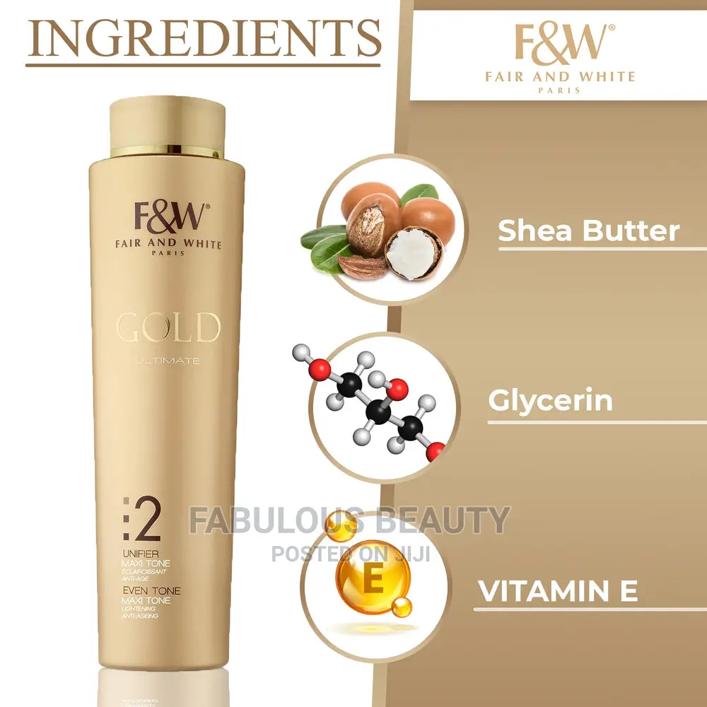 Fair and White 2: Gold Ultimate Maxitone Lotion 350ml