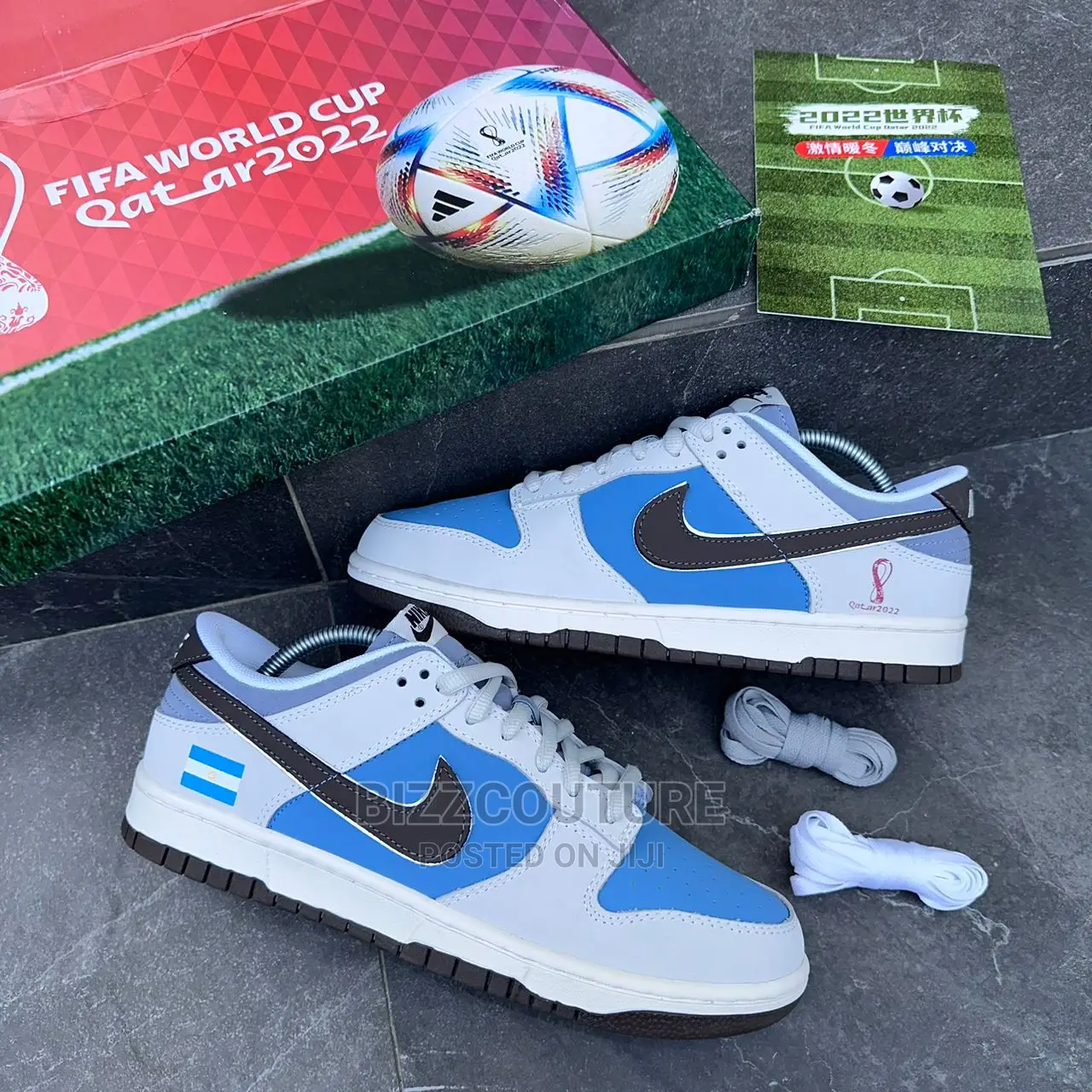 Original NIKE Dunk Low FIFA World Cup Qatar Sneakers Instore