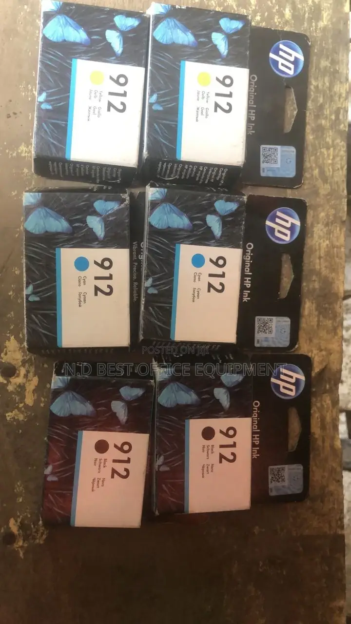 Original Hp 912 Black Ink Cartridges