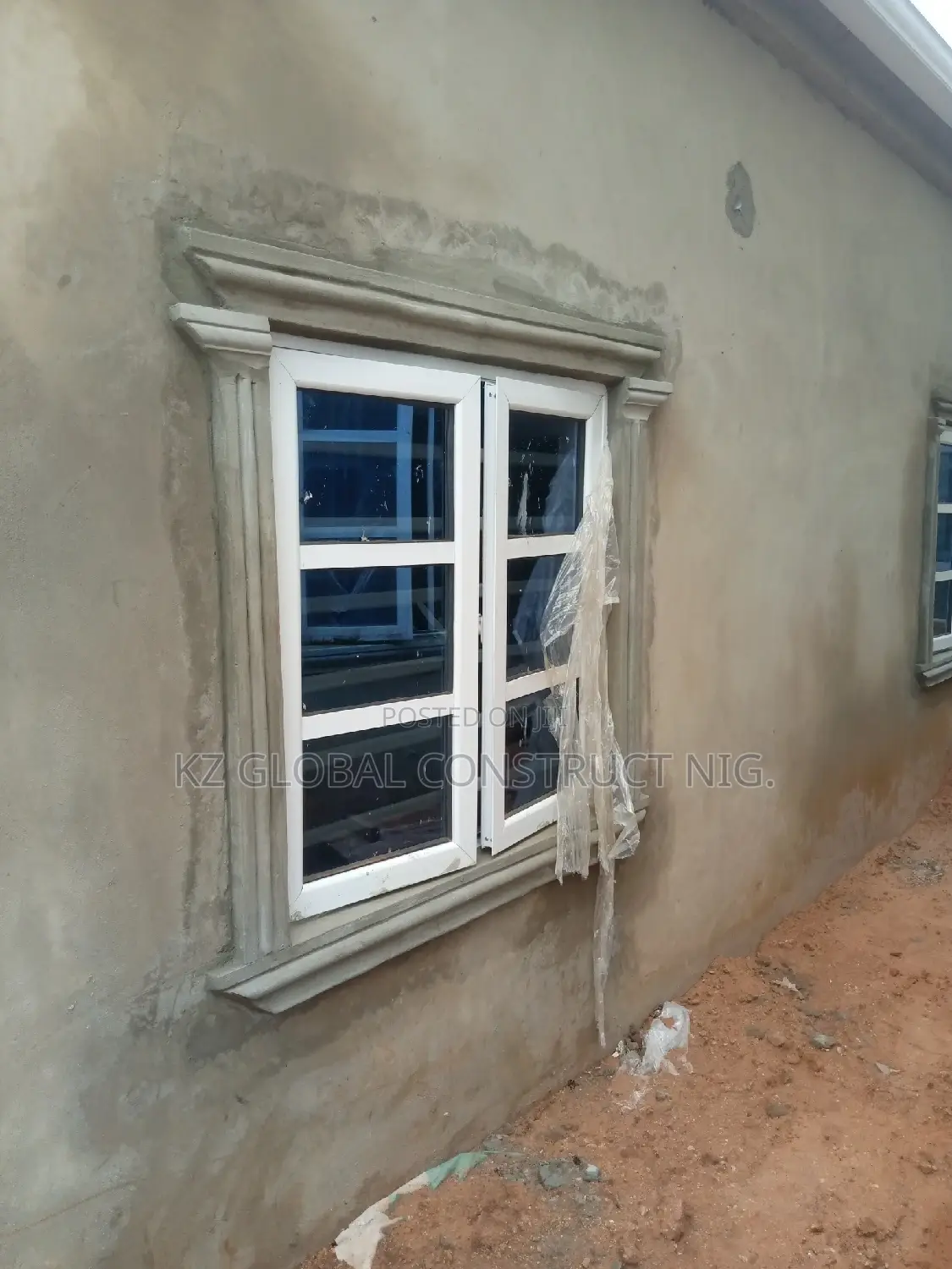 Aluminum Casement Window With Inner Burglary and Net