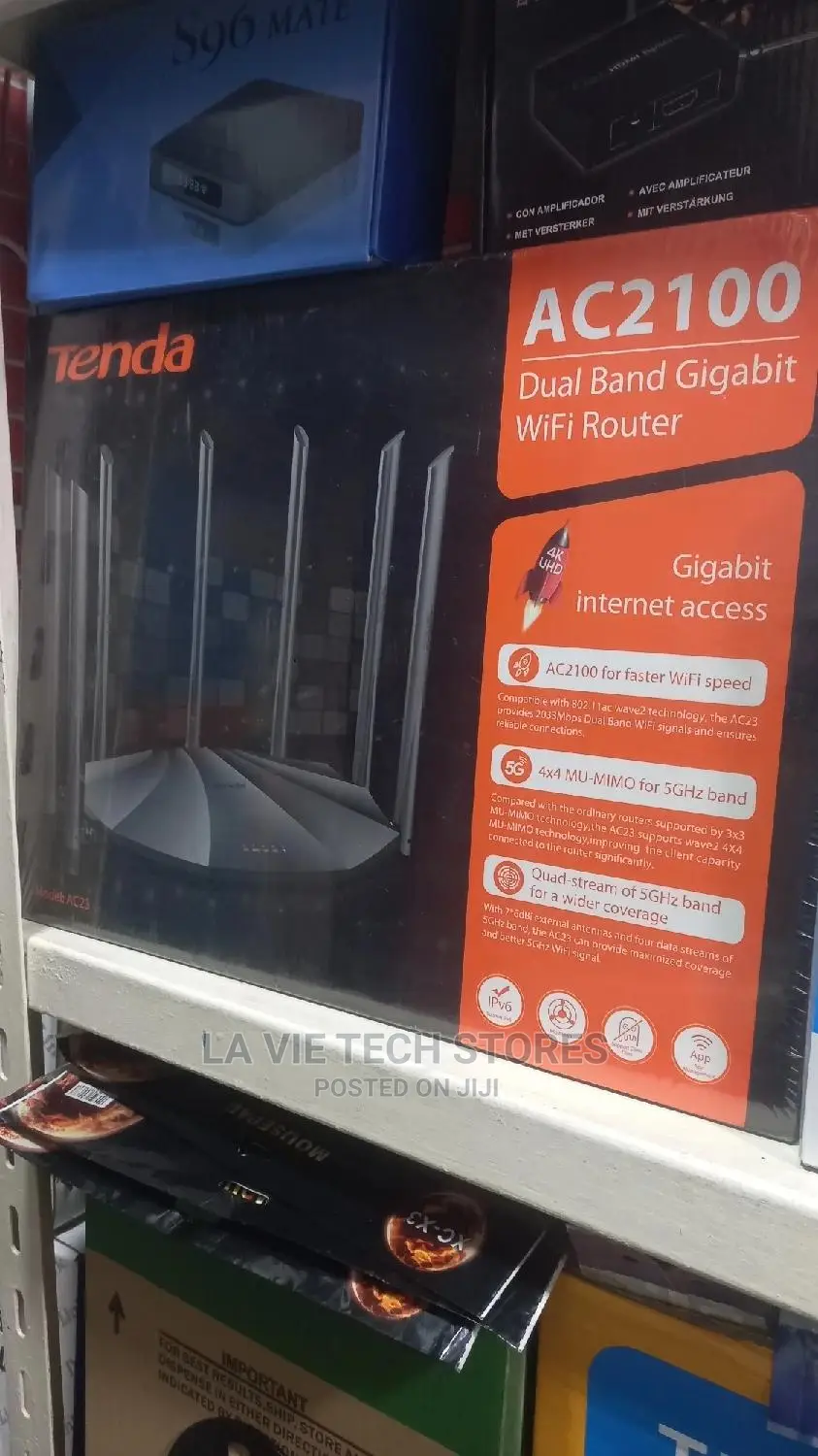 Tenda AC2100 Dual Band Gigabit Smart Wifi Router