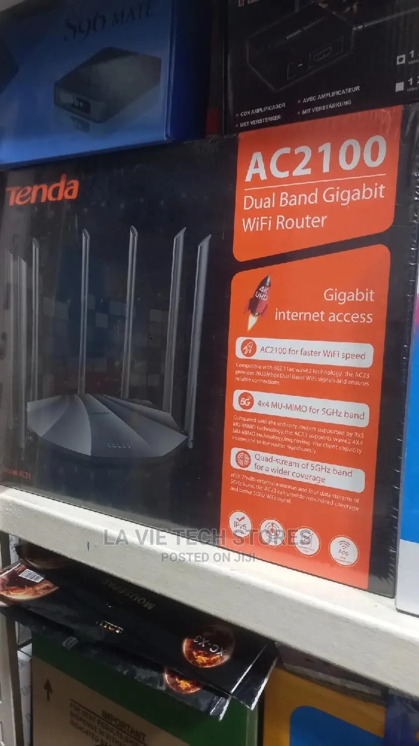 Tenda AC2100 Dual Band Gigabit Smart Wifi Router