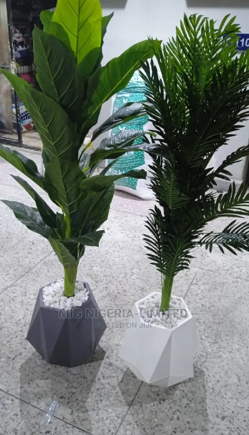 Artificial Plant Flowers And Pot 5ft