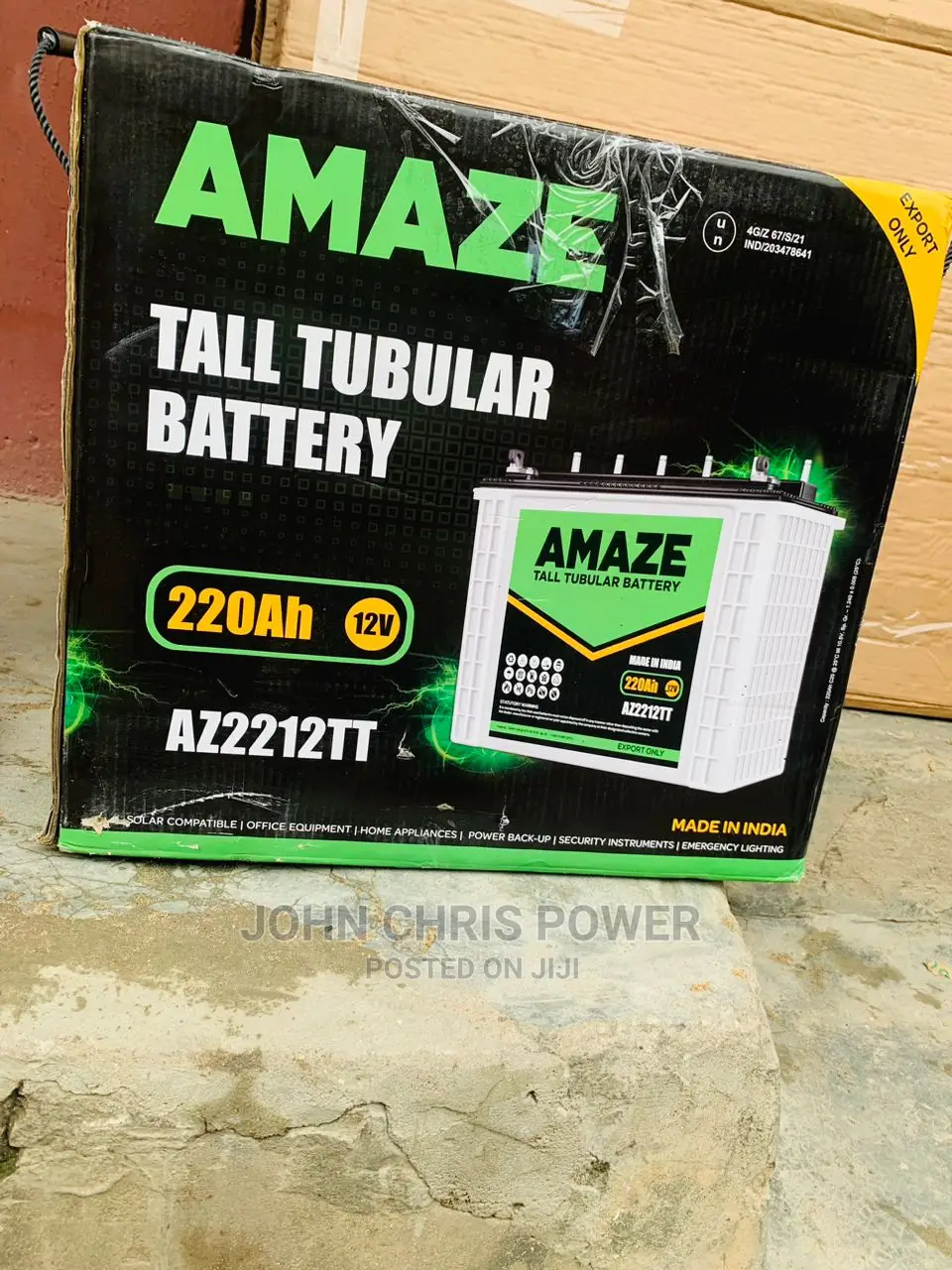 220ah Amaze Tubular Battery