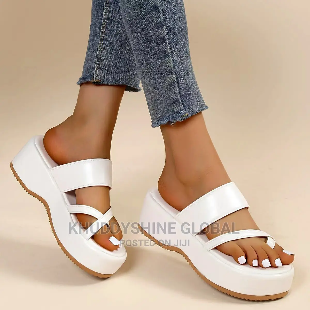 Summer Clip-toe Chunky Slippers Women