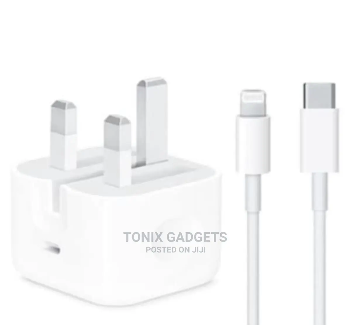 3 Pin UK Plug (25W) Charger With Cable