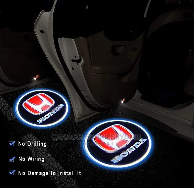 2pcs for Honda Car Door Projector Logo Lights