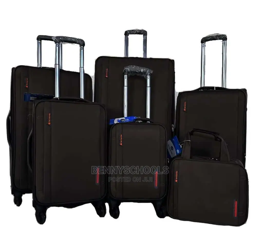 Set of 6 Imported Sensamite Traveling Luggage Boxes
