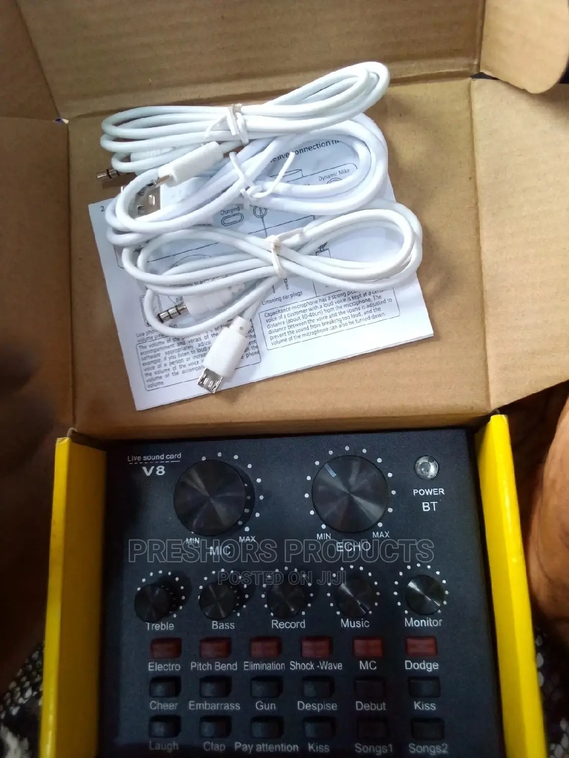 V 8 Live Soundcard
