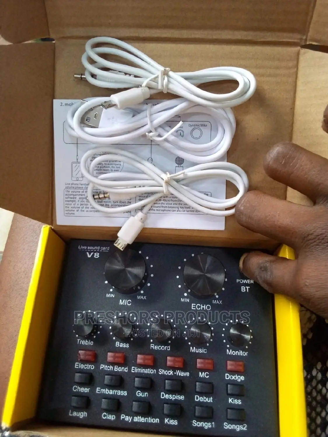 V 8 Live Soundcard