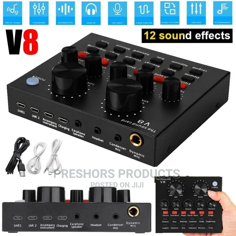 V 8 Live Soundcard