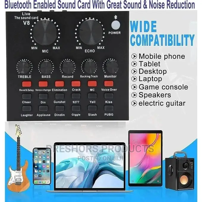 V 8 Live Soundcard