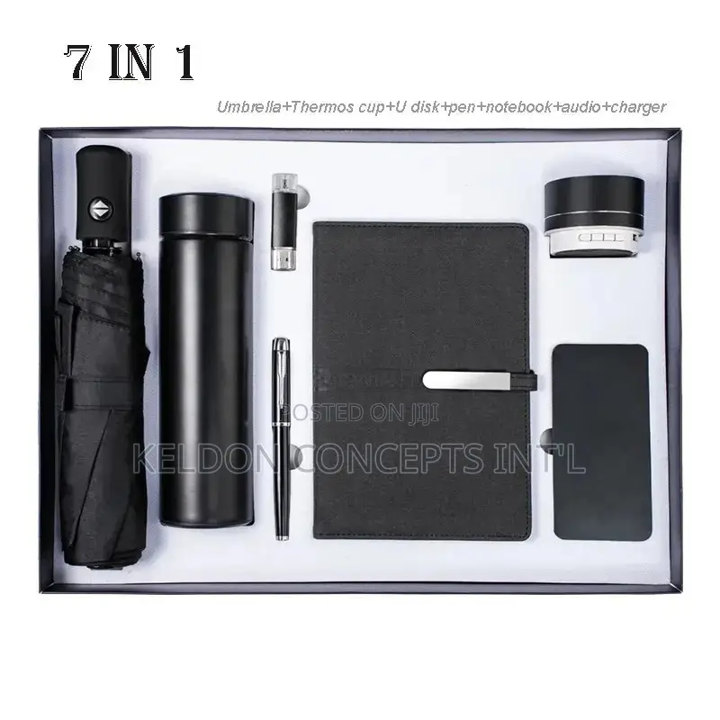 7 in 1 Executive Notebook Gift Set Moq; 100pcs