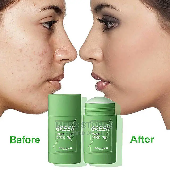 Green Tea Cleansing Face Stick Clay Beauty Skin Mask Stick