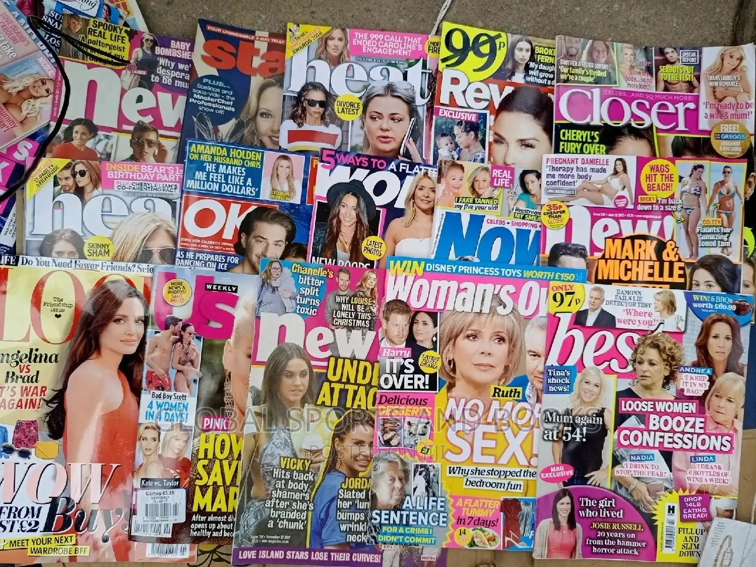 Weekly Celebrities Gossip Magazine,Star, Hello,Ok, People