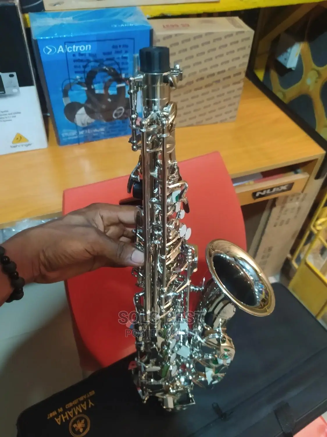 Silver Alto Saxophone
