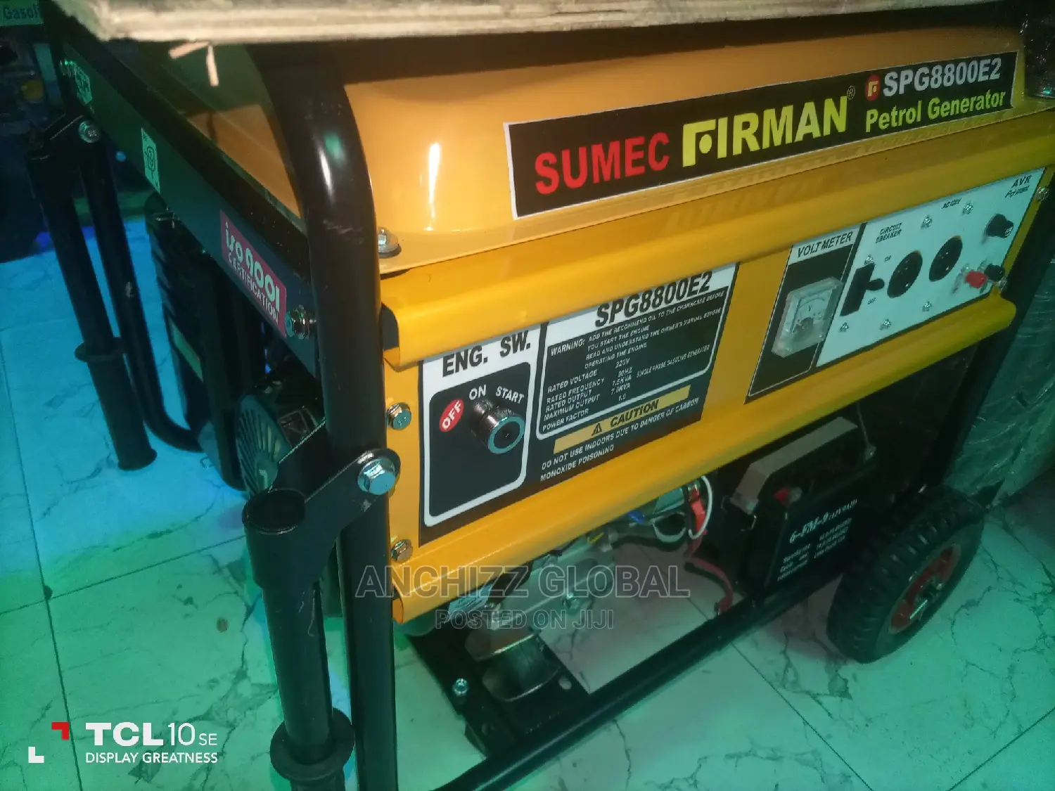 10kva Sumec Firman Generator SPG 88000 E2 With 100% Copper