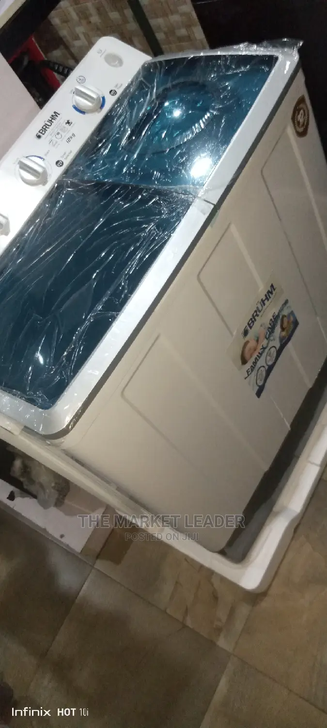 Bruhm 11kg Washing Machine, Twin Tub