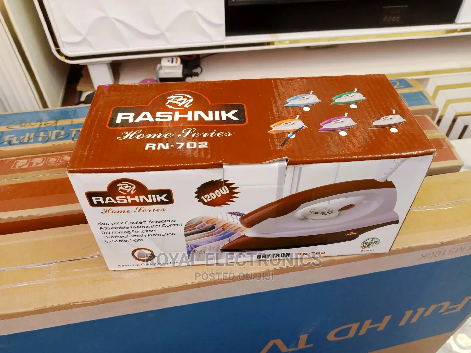 Powerful Rashnik RN-702 Dry Iron 1200W
