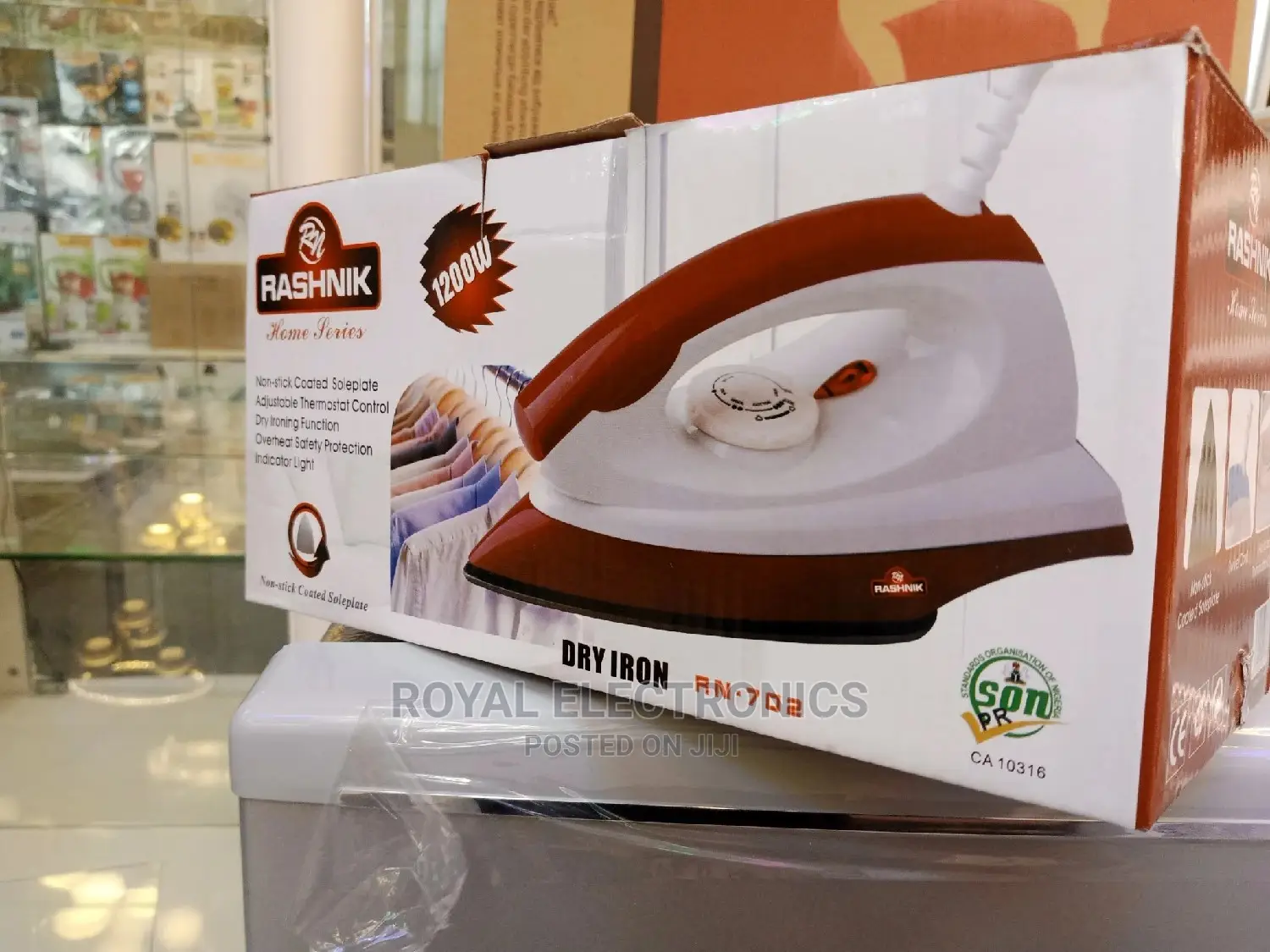 Powerful Rashnik RN-702 Dry Iron 1200W