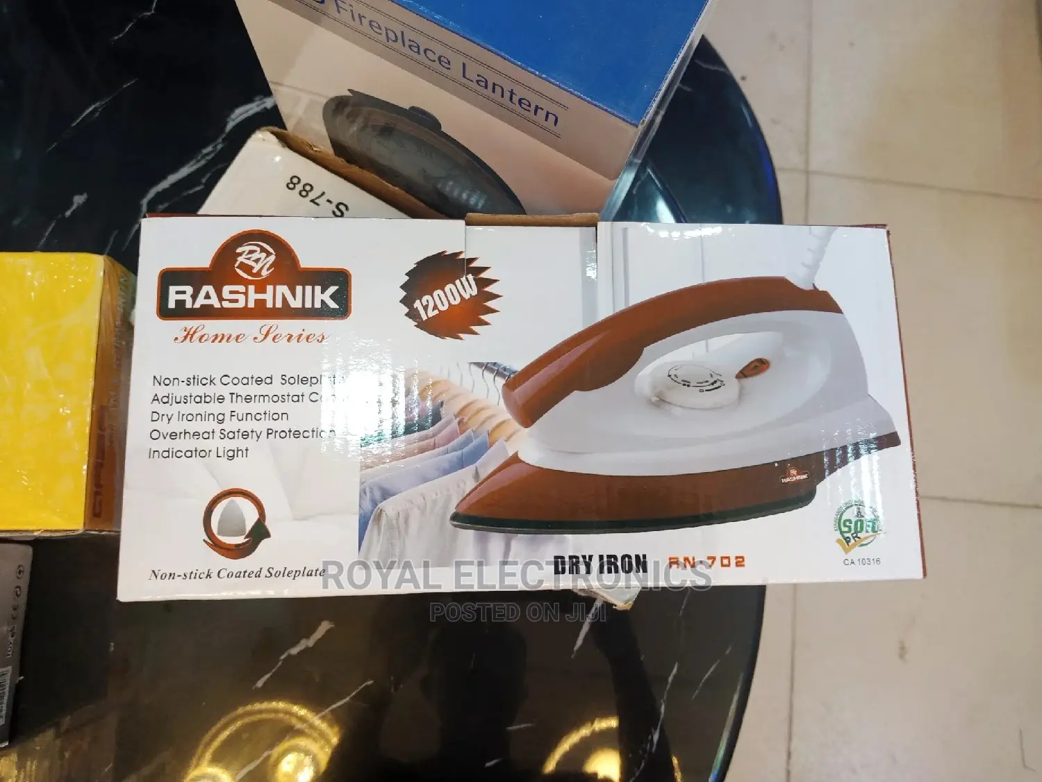 Heavy Duty Rashnik RN-702 Dry Iron 1200W
