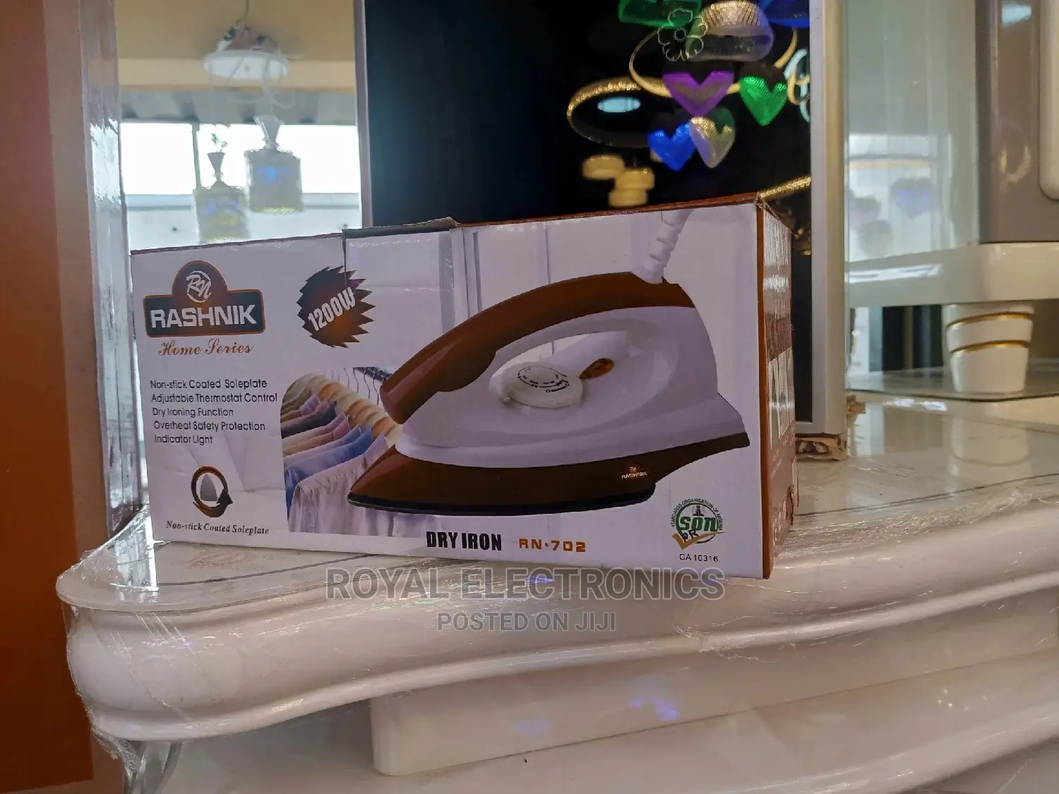 Premium Quality Rashnik RN-702 Dry Iron 1200W