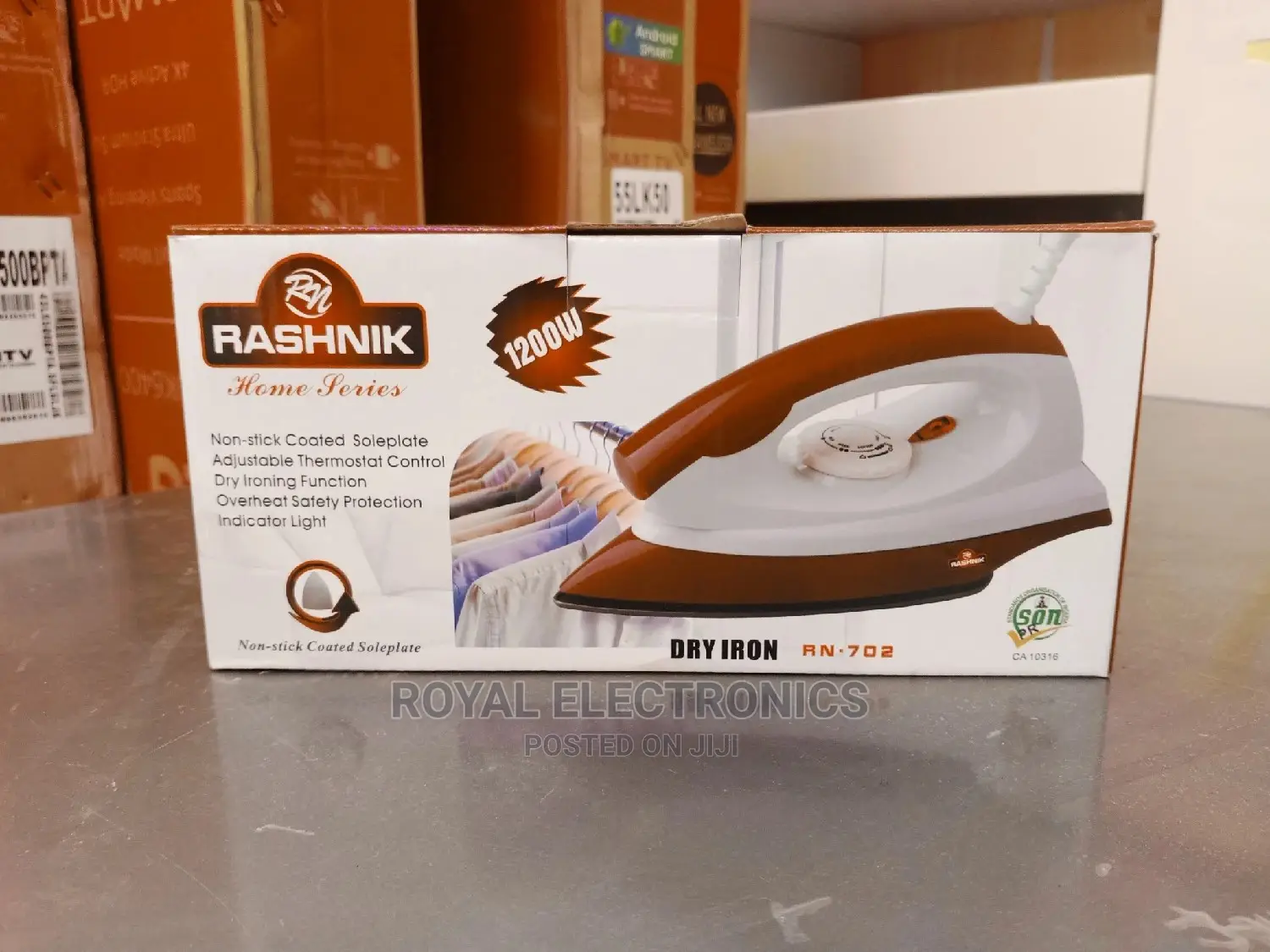 Premium Quality Rashnik RN-702 Dry Iron 1200W