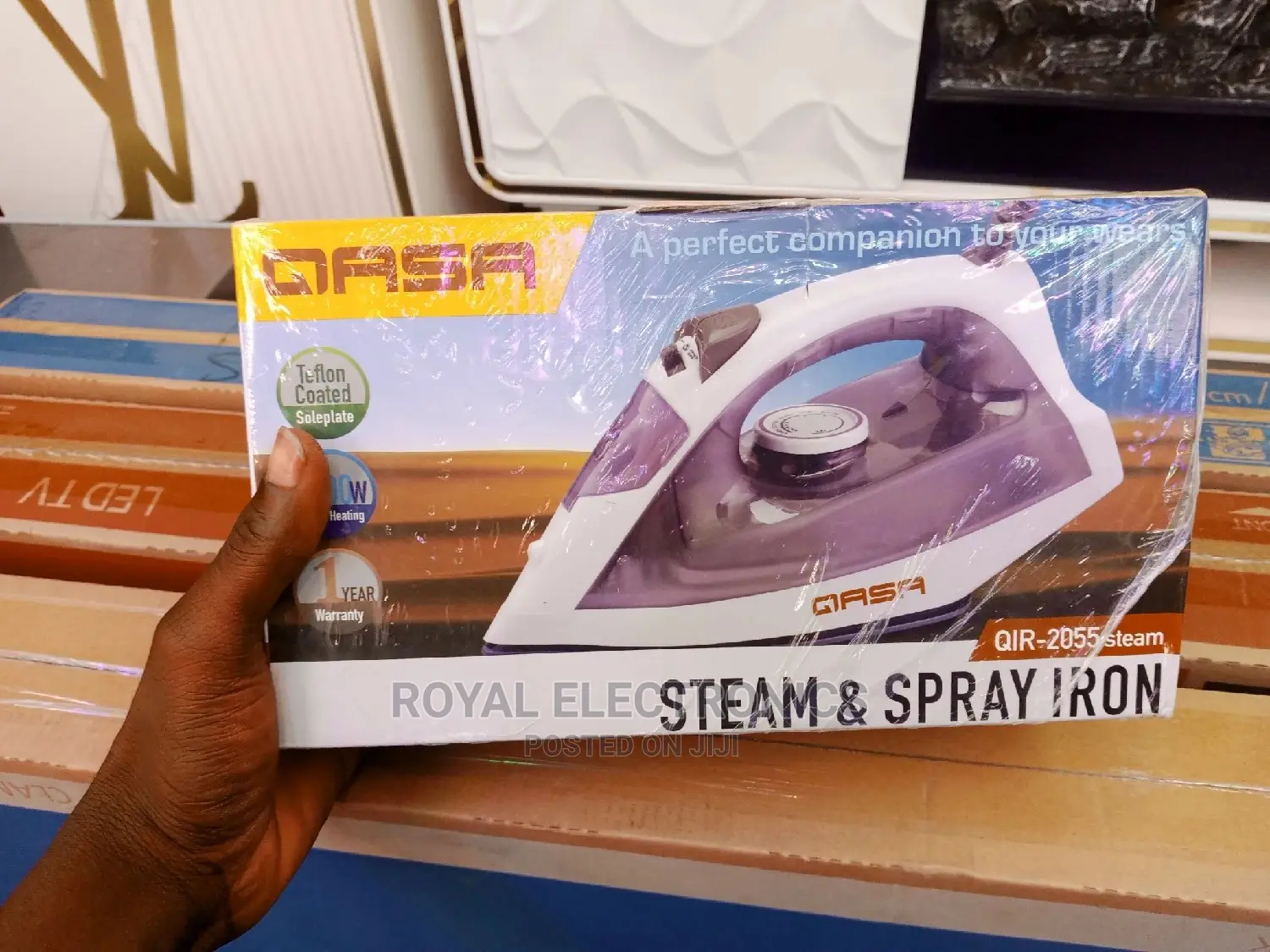 Brand New QASA QIR-2055 Steam Iron - 1200W
