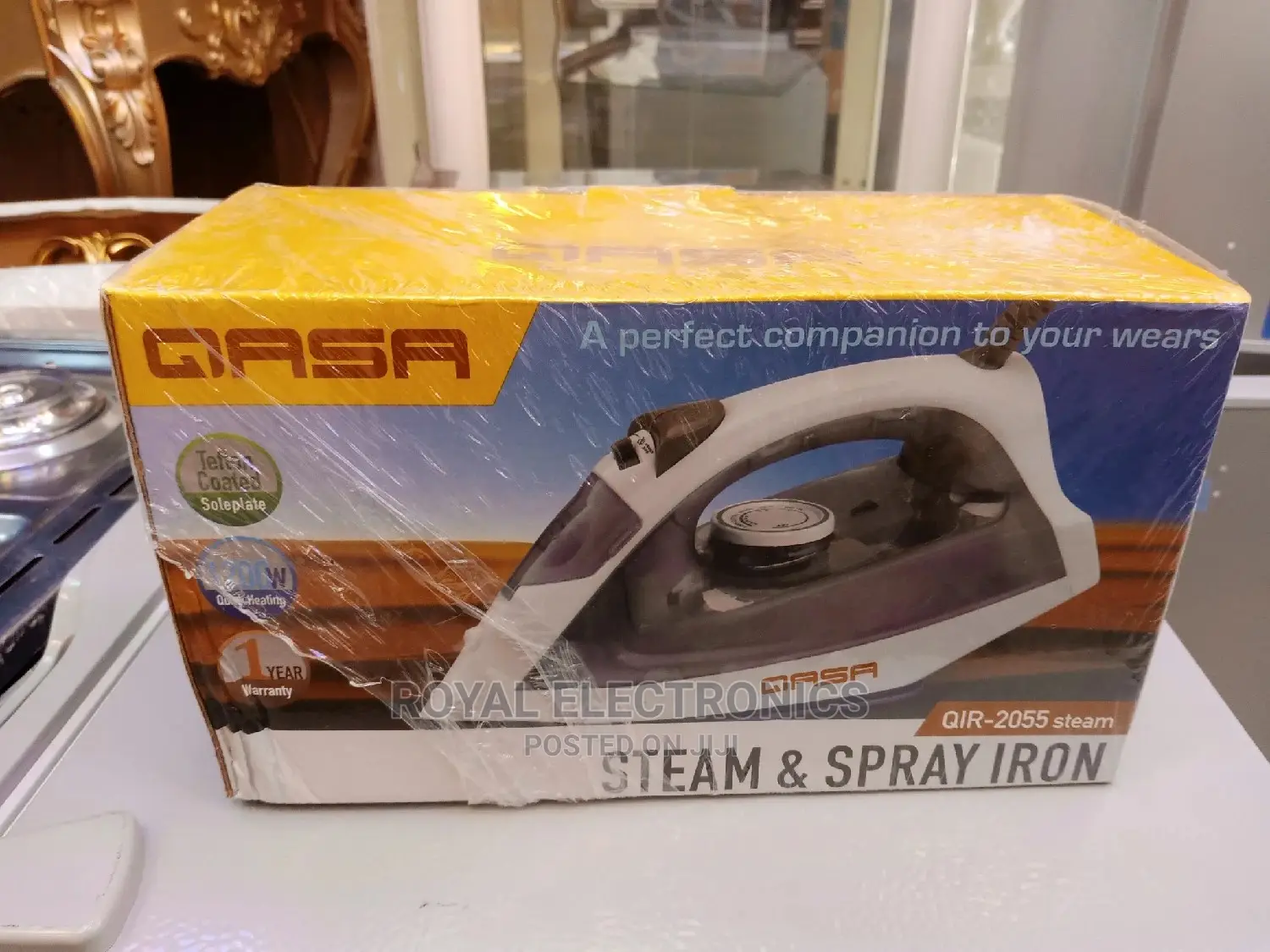 Top Quality QASA QIR-2055 Steam Iron - 1200W