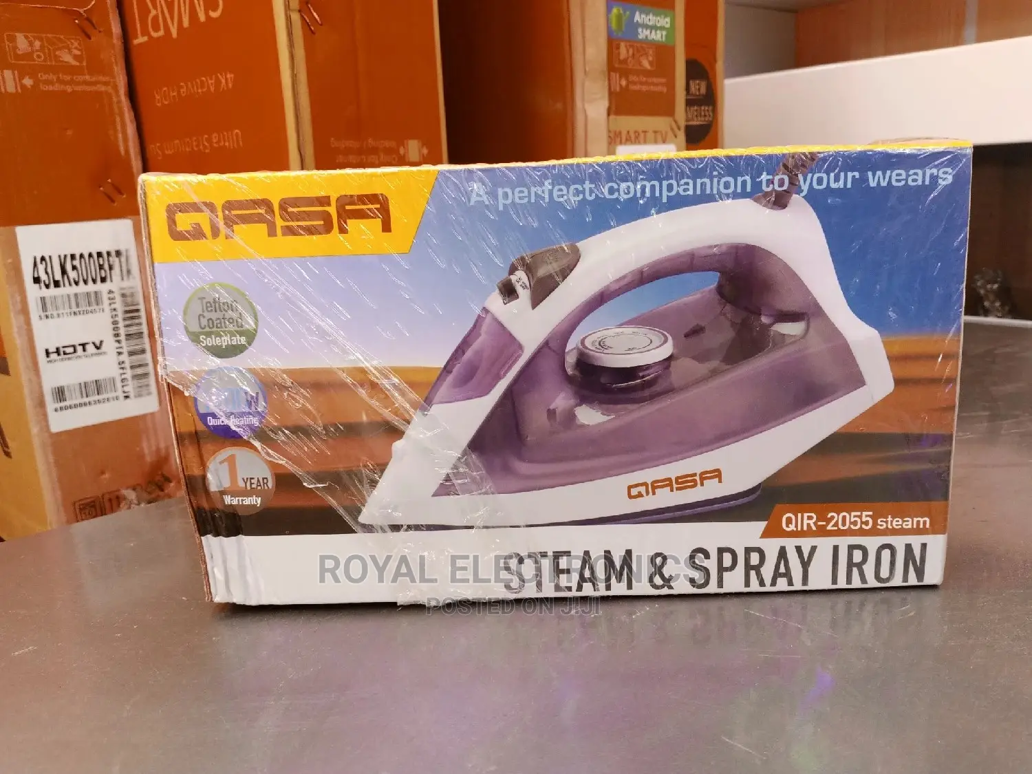 Great Quality QASA QIR-2055 Steam Iron - 1200W