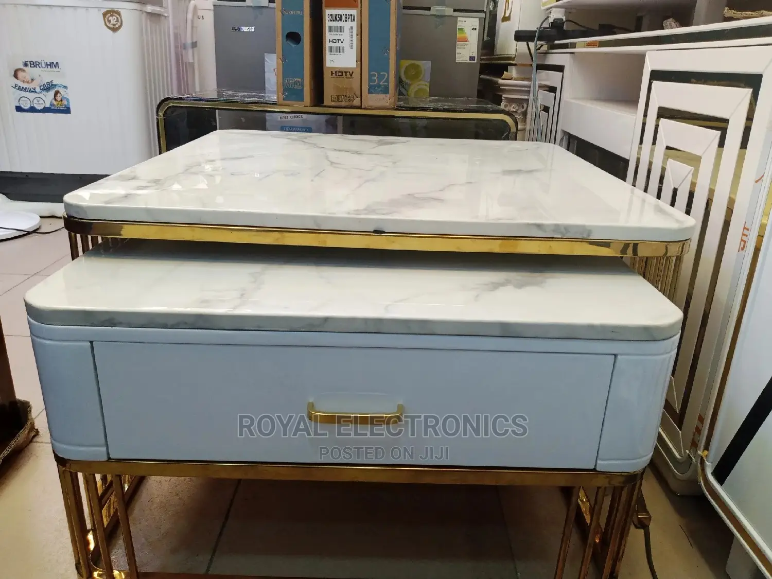 World Class Imported Royal Center Table With Drawer