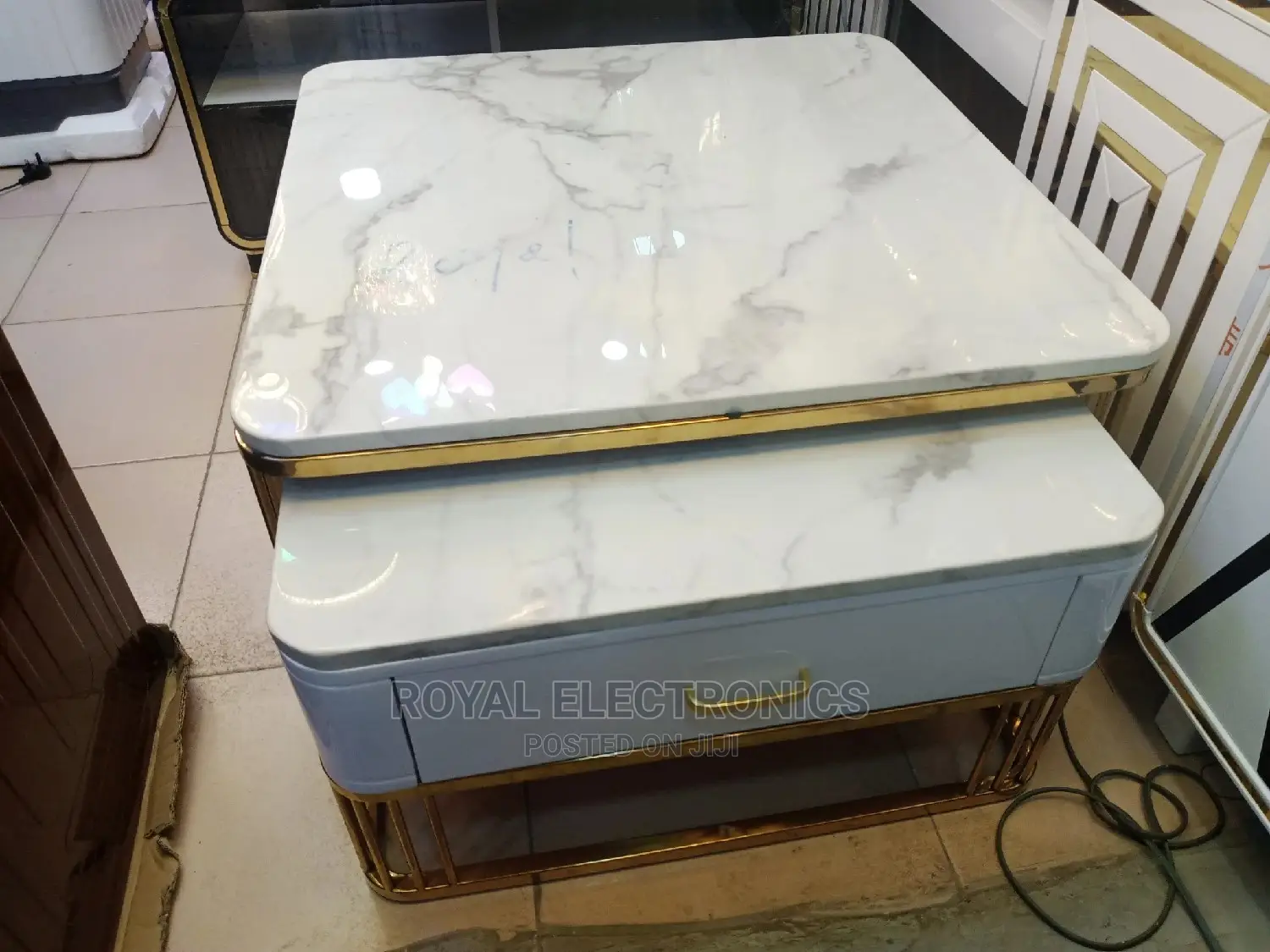 World Class Imported Royal Center Table With Drawer