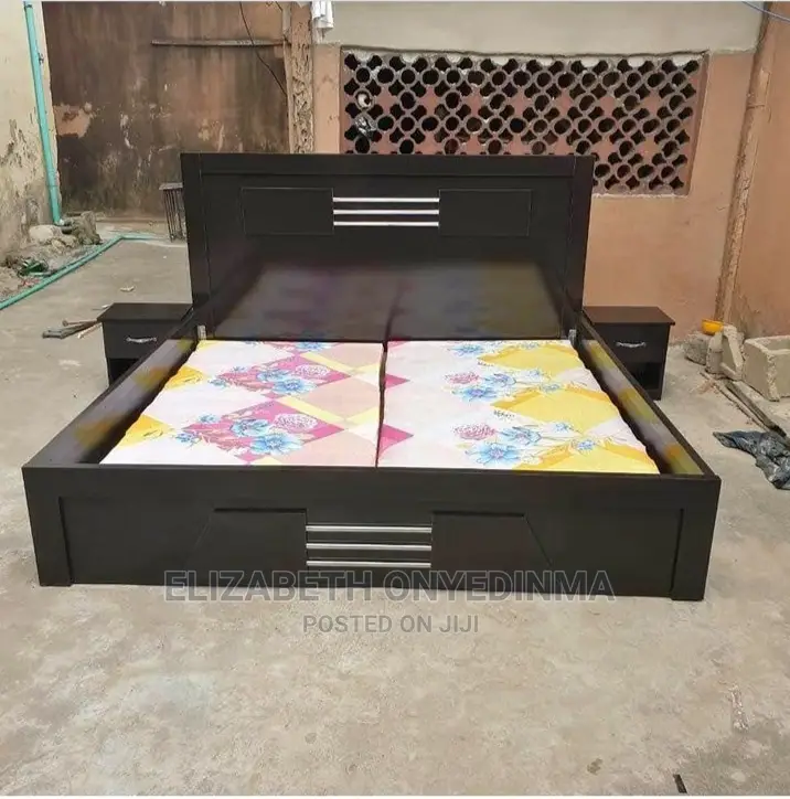 6ft by 6ft Coffee Brown Bed
