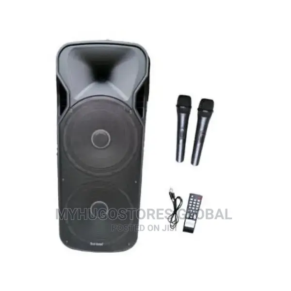 15" Rechargeable Public Address System Speaker With Bluetoot