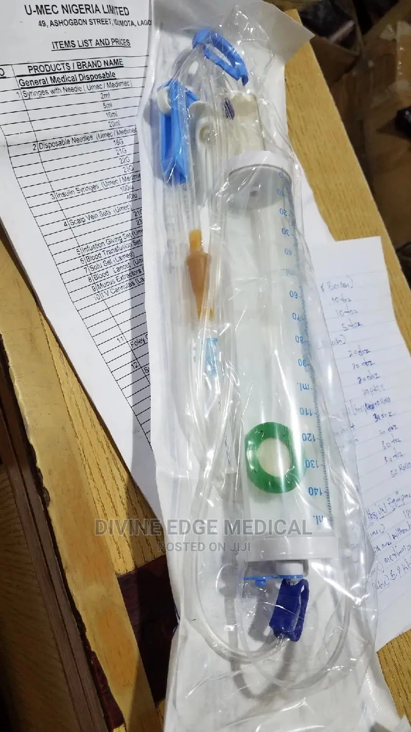 Burette 150ml Solu Set