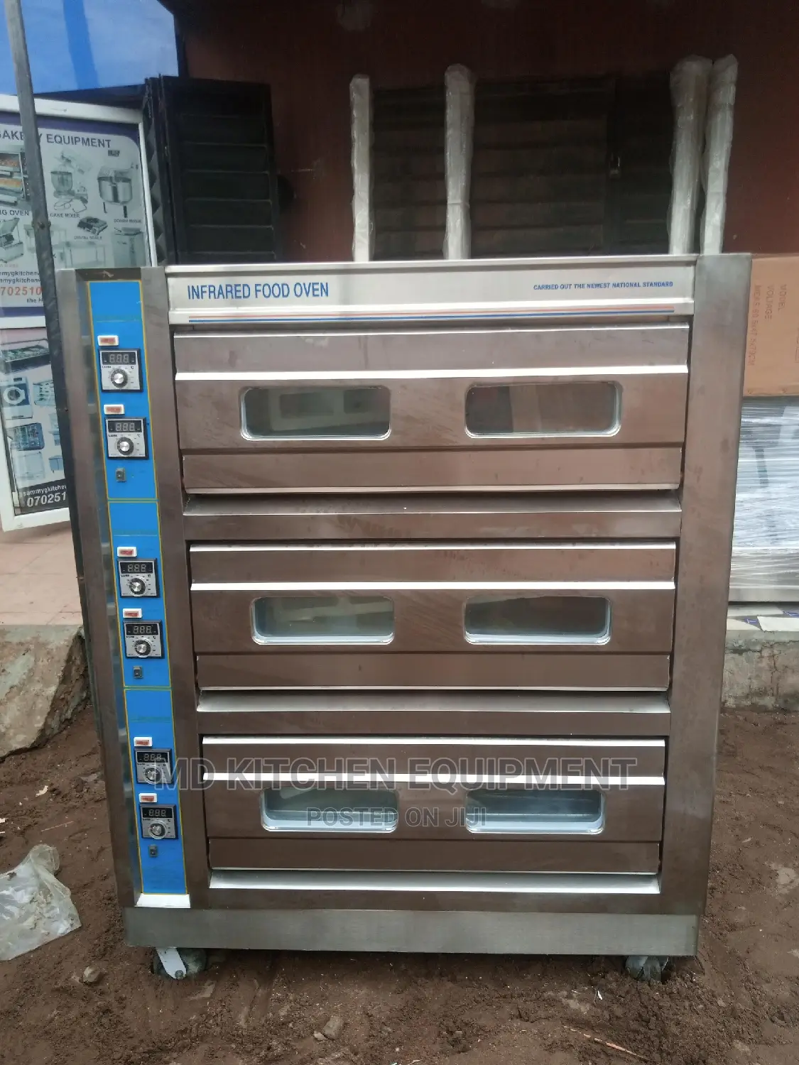 3 Decks 6 Tray's Oven (Electric)