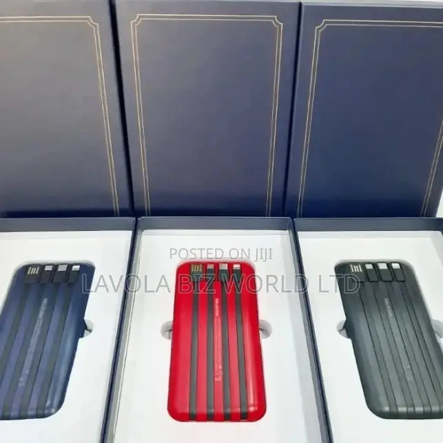 Power Bank With Inbuilt Cable