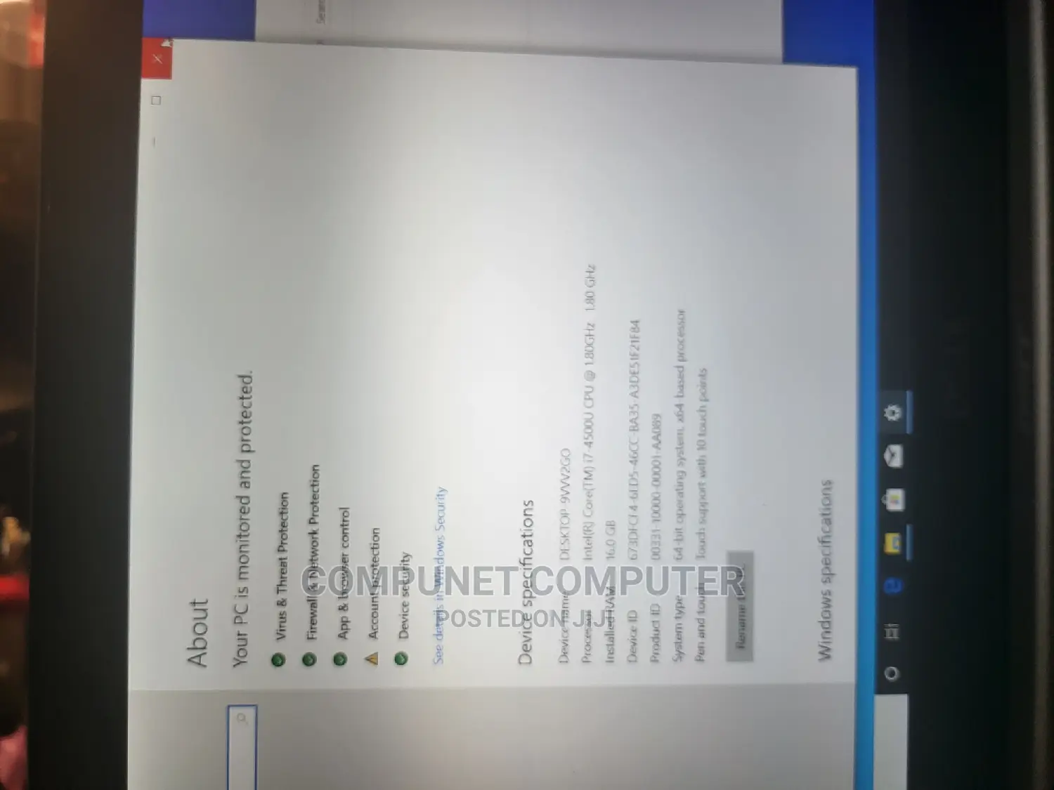 Laptop Dell Inspiron 15 16GB Intel Core I7 HDD 512GB