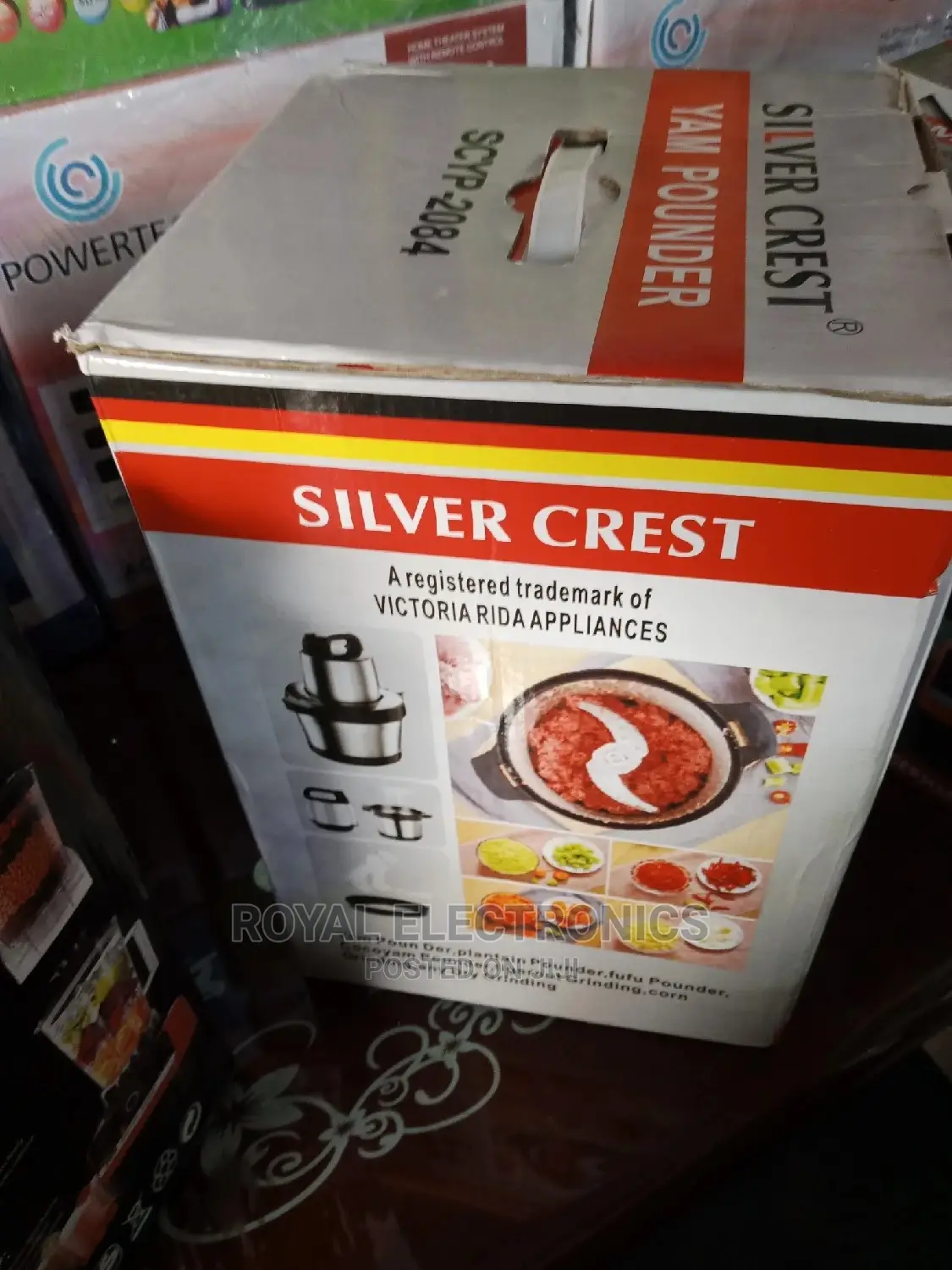 Unique Design Silver Crest(5500W)8.5L Yam Pounder Machine