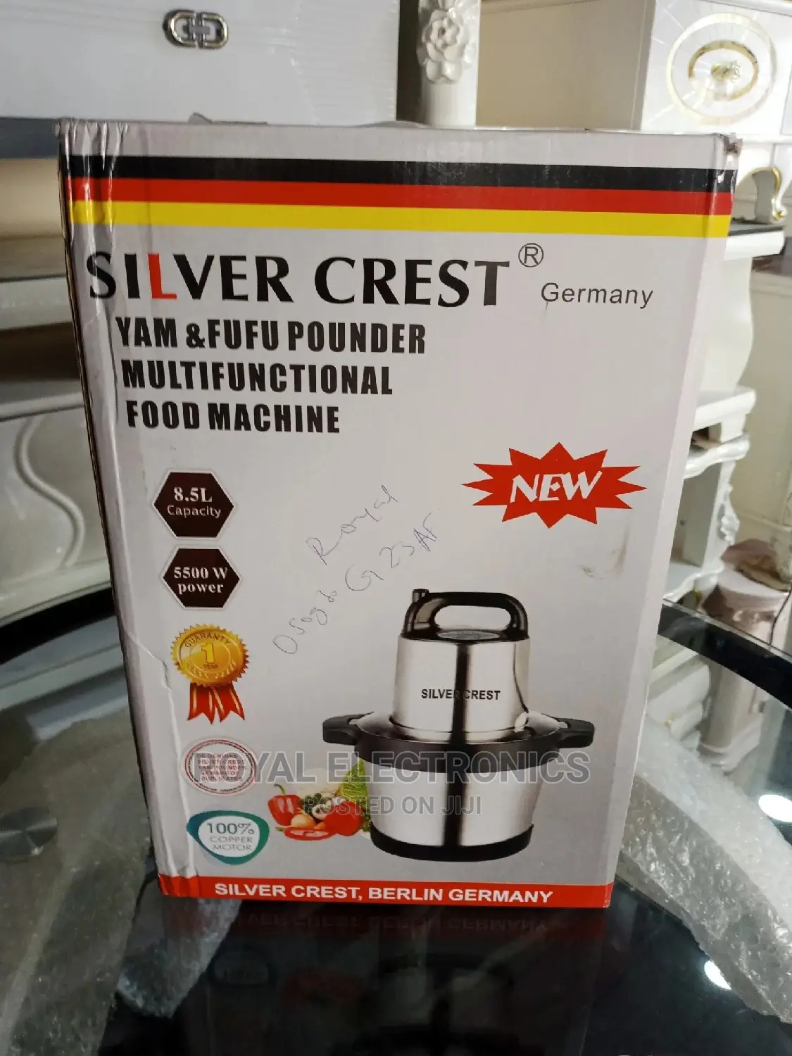 Superior Quality Silver Crest(5500W)8.5L Yam Pounder Machine