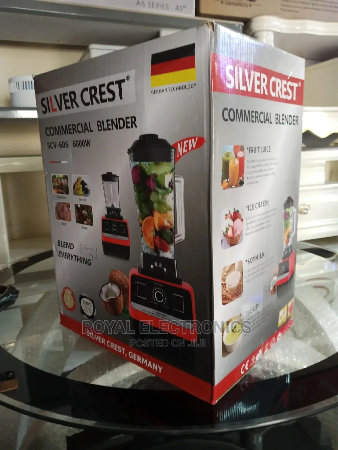 Great Quality Silver Crest 6000W Commerical Blender