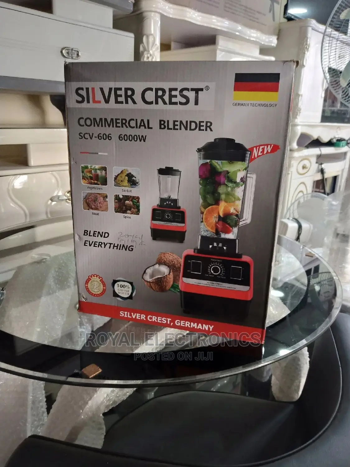 Best Quality Silver Crest 6000W Commerical Blender