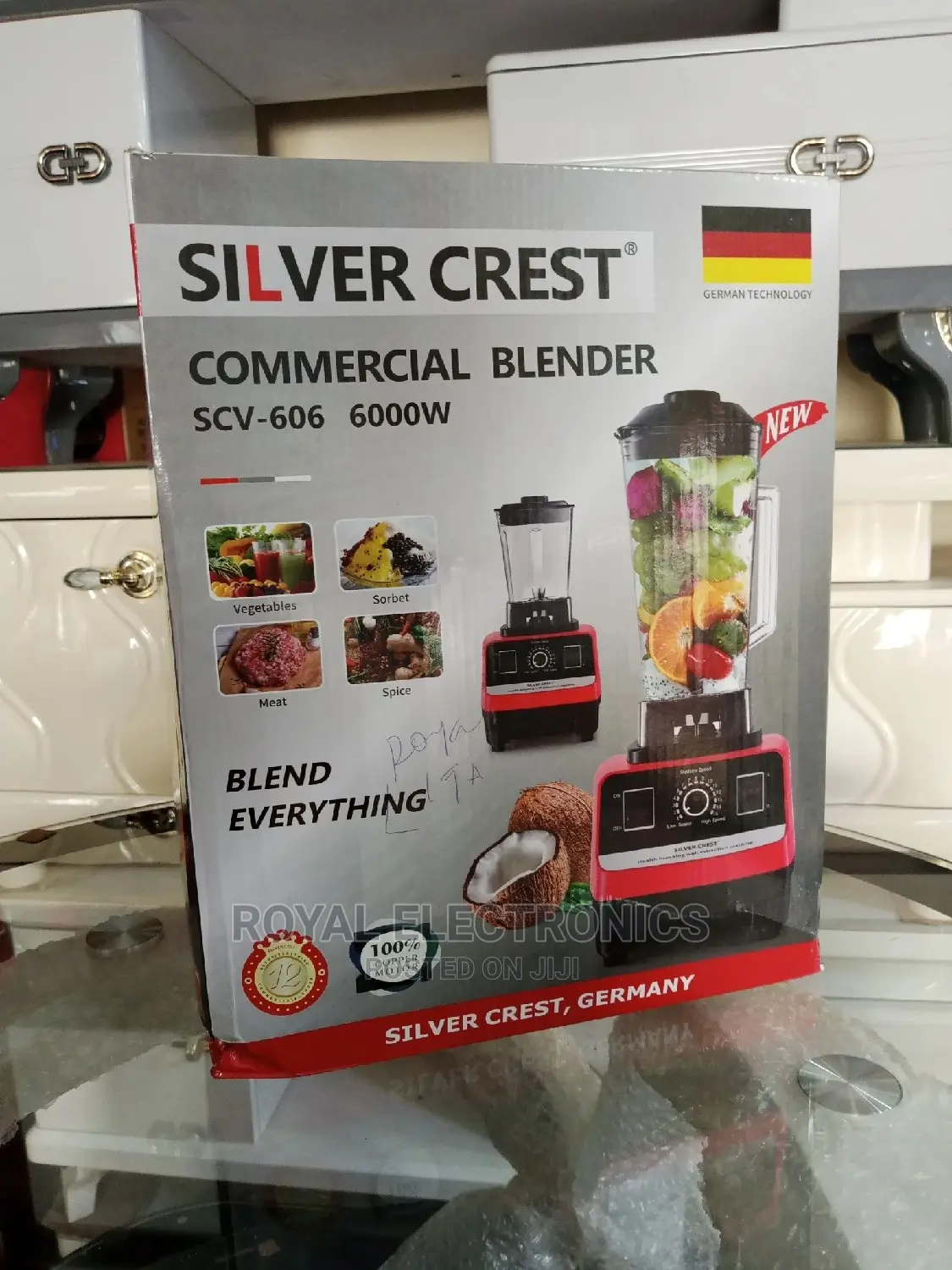 Superior Quality Silver Crest 6000W Commerical Blender