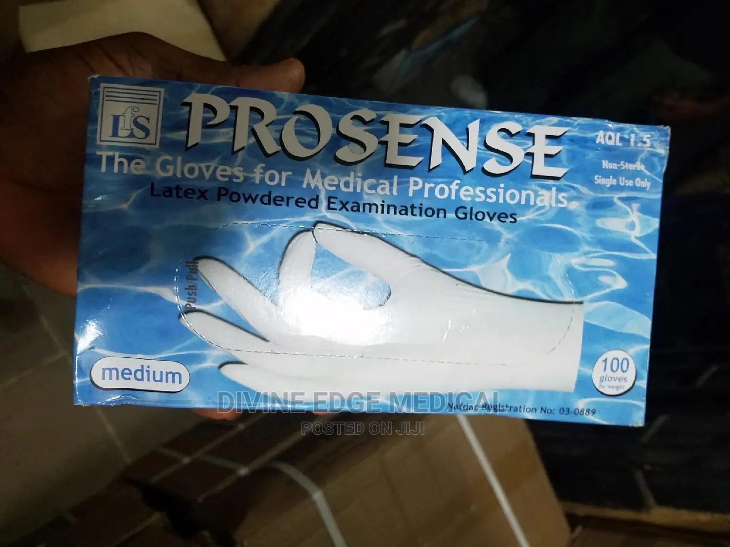 Prosense Examination Latex Gloves 100pcs